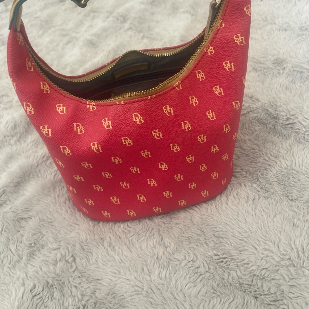 Dooney & Bourke Blue Lined Handbag